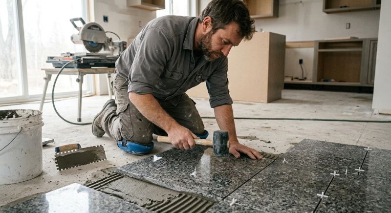 Granite Floor Installation in Wilmington, NC