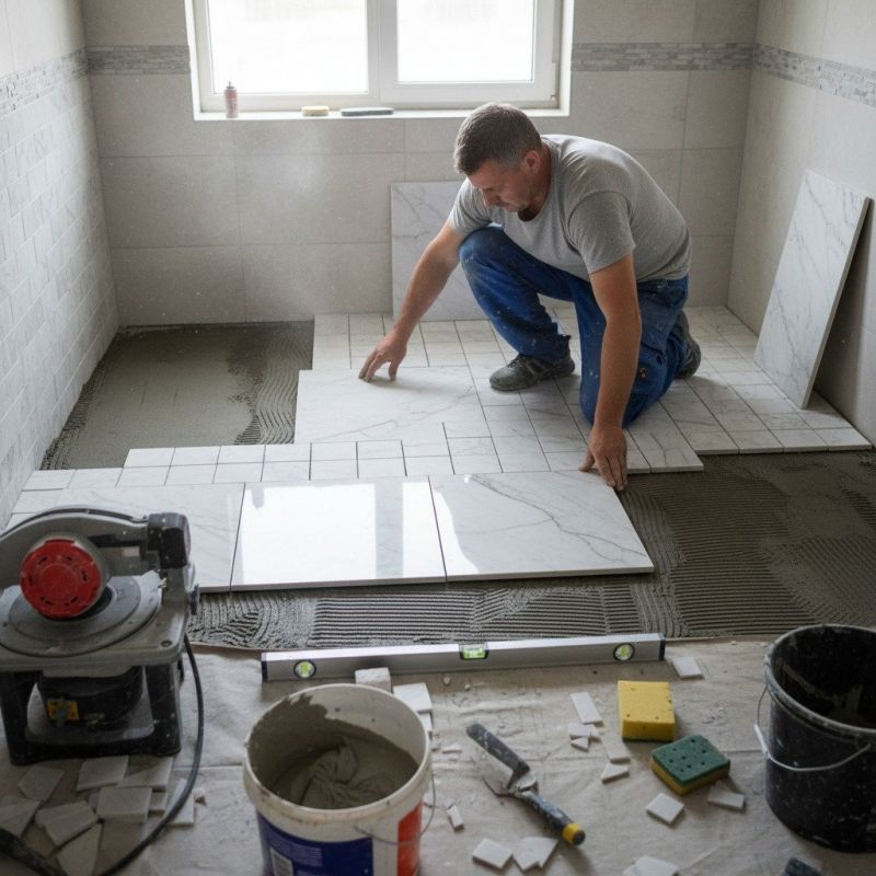 Marble Floor Replacement in Alpharetta, GA