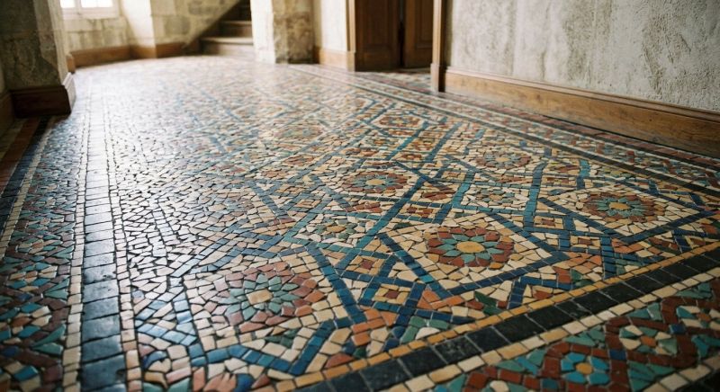 Mosaic Tile Floor Installation in Longmont, CO