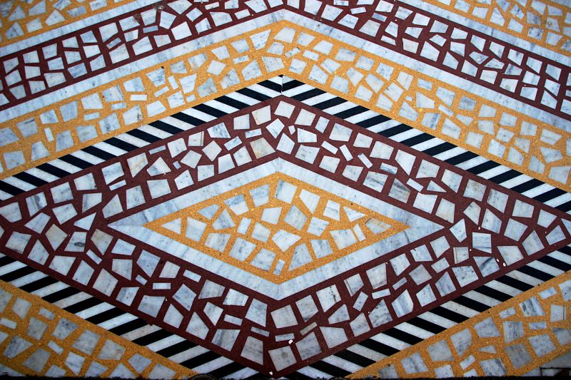 Mosaic Tile Floor Installation in Fredericksburg, VA