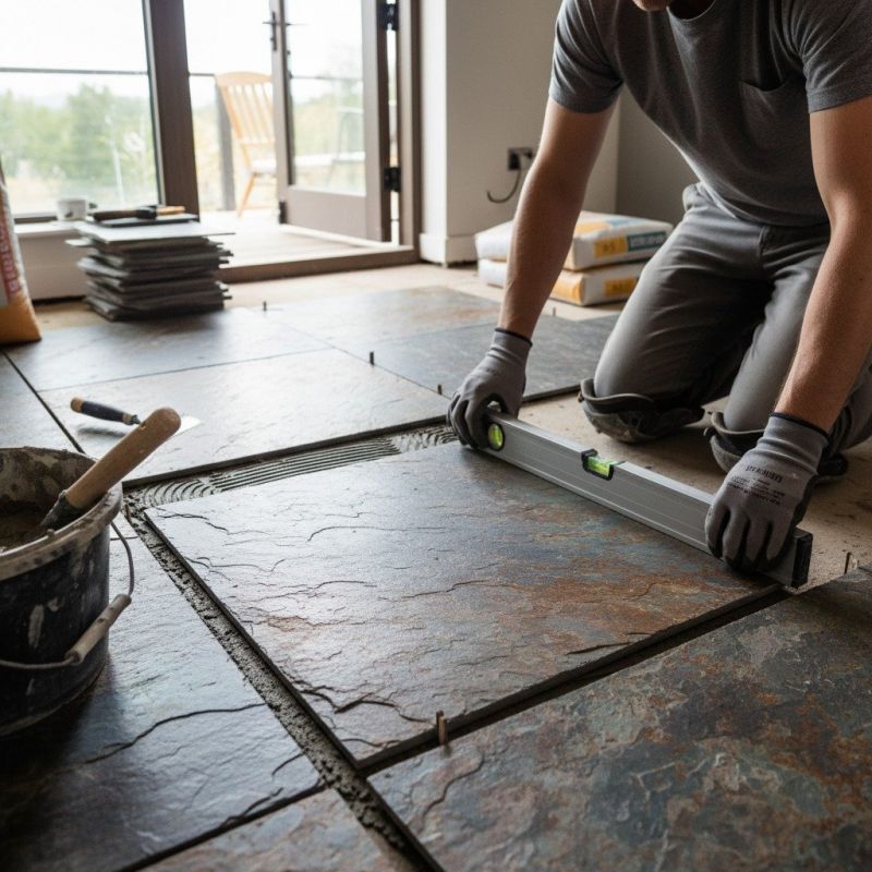 Slate Floor Installation in Alpharetta, GA