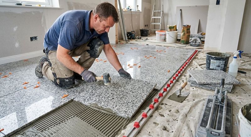Granite Floor Installation in Alpharetta, GA