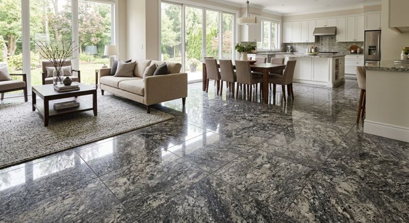 Granite Floor Installation in Overland Park, KS