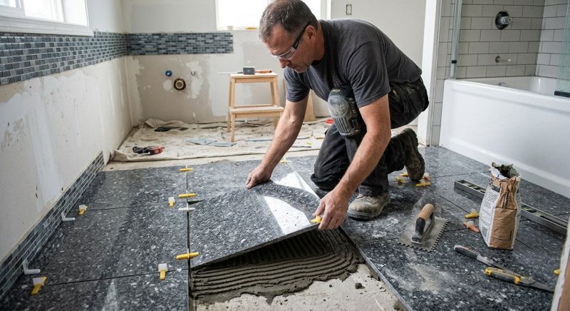 Granite Tile Installation in Overland Park, KS