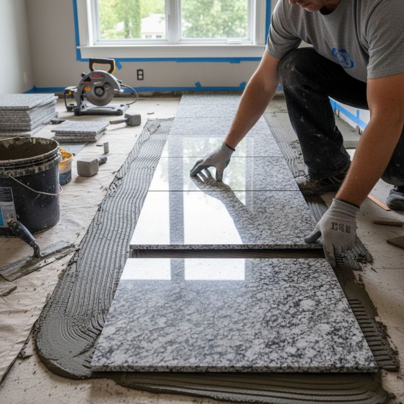 Granite Tile Installation in Overland Park, KS