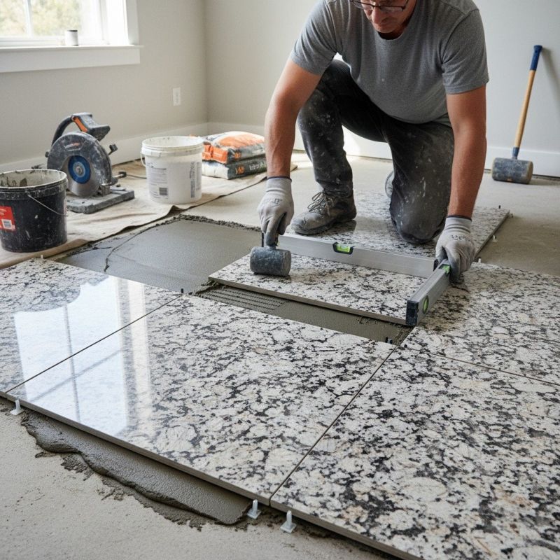 Granite Tile Installation in Olathe, KS