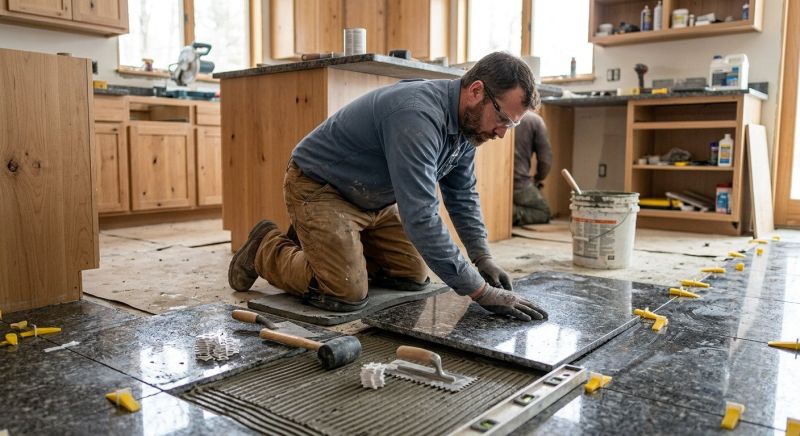 Granite Tiles Installation in Olathe, KS