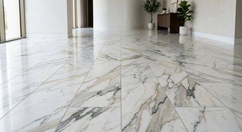 Marble Tile Floor Installation in Olathe, KS