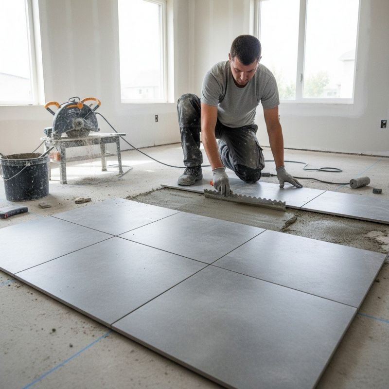 Mosaic Tile Floor Installation in Baltimore, MD