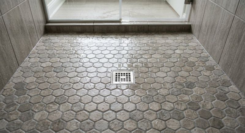 Shower Floor Tiling in Conroe, TX