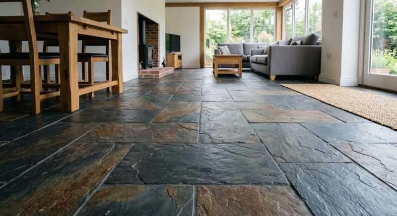 Slate Floor Installation in Olathe, KS
