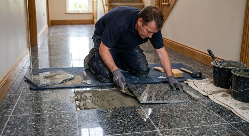 Slate Floor Repair in Overland Park, KS