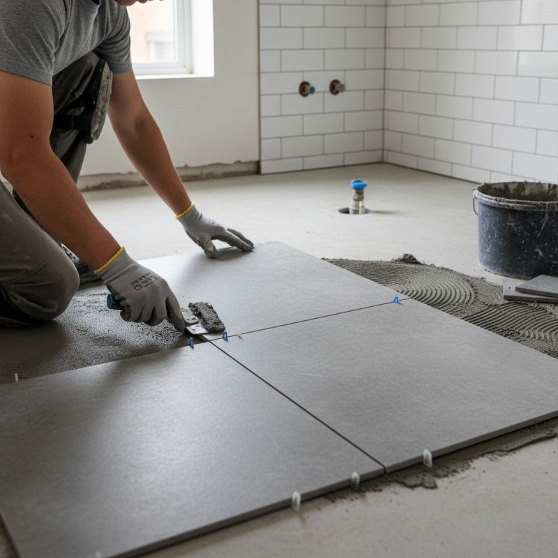 Slate Tile Floor Installation in Frederick, MD