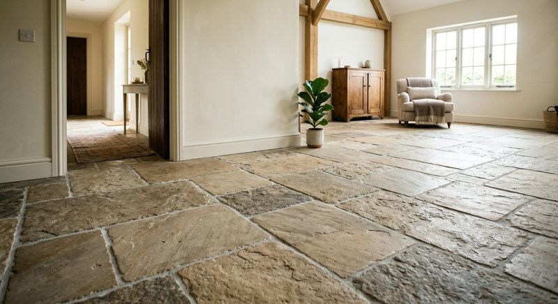 Stone Floor Installation in Olathe, KS