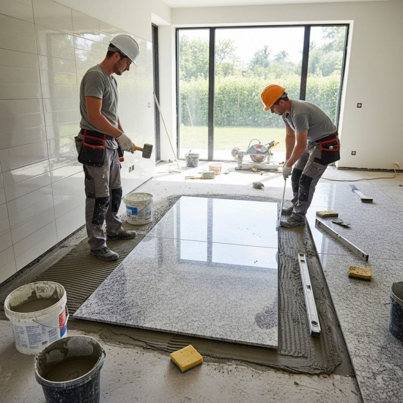 Stone Floor Installation in Alpharetta, GA