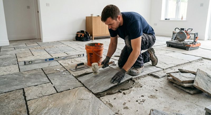 Stone Flooring Installation in Overland Park, KS