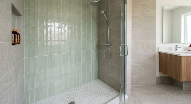 Tile Shower Floor Installation in Alpharetta, GA