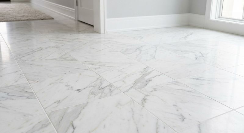 White Marble Tile Installation in Wilmington, NC